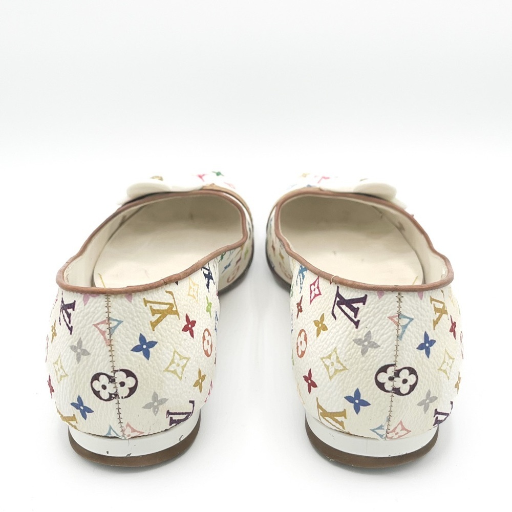 Louis Vuitton 2003 Takashi Murakami Romy Vintage Monogram Flower Ballerina Flats - Picture 5 of 8